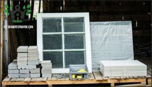 essential cold frame materials