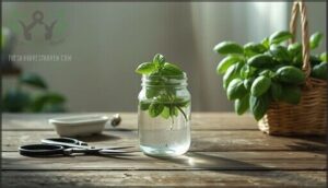 essential supplies for basil water propagation