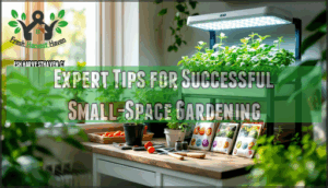 expert tips for successful small-space gardening
