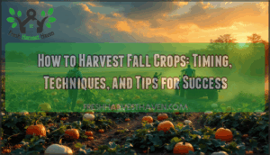 fall seasonal crop harvesting