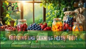 freezing and canning fresh fruit