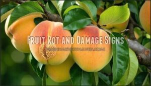 fruit rot and damage signs