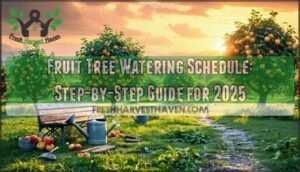 fruit tree watering schedule