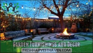 garden furnishings and decor