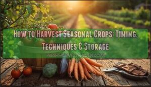 gardening harvesting seasonal crops