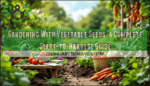 gardening with vegetable seeds