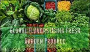 global flavors using fresh garden produce