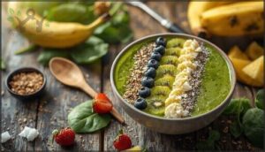 green smoothie bowls
