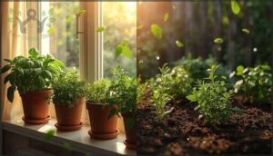 growing culinary herbs indoors and outdoors