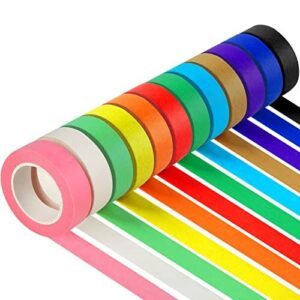 Guirnd 12PCS Colored Masking Tape, B0BKZ2WVFY