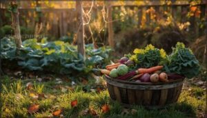 harvesting and storing fall vegetables