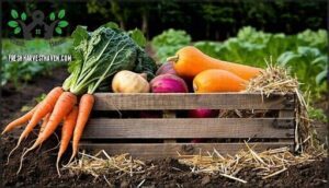 harvesting and storing late-season crops