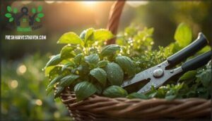 harvesting at the optimal time of day