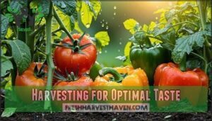 harvesting for optimal taste