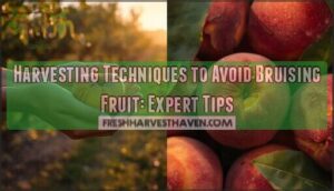 harvesting techniques to avoid bruising fruit