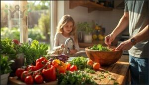 healthy and family-friendly garden meals