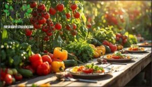 healthy dinners with homegrown produce