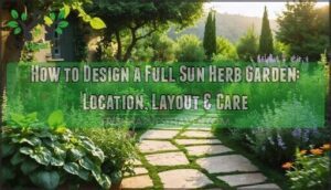 herb garden design full sun