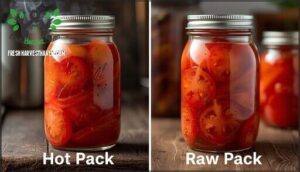hot packing vs. raw packing techniques