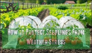 how to protect seedlings from weather stress