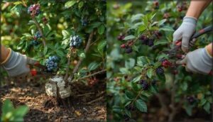 how to prune blueberries and elderberries