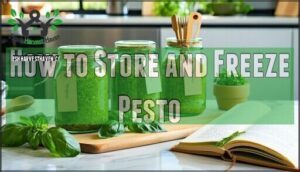 how to store and freeze pesto