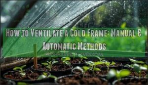 how to ventilate a cold frame