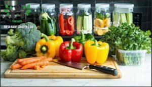 how to wash, chop, and store for freshness