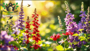 hummingbird-attracting flowers