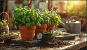 ideal growing conditions for culinary herbs