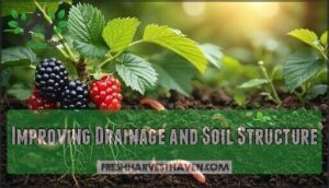 improving drainage and soil structure