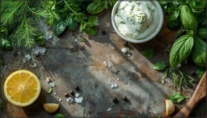 ingredients for fresh herb dips ingredients for fresh herb dips