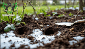 inspect for winter damage and animal activity