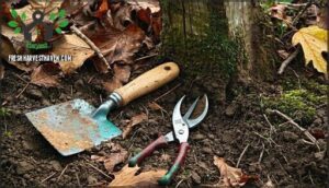 inspecting for abandoned tools and equipment
