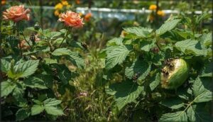 japanese beetles and cucumber beetles