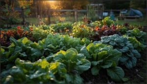 leafy greens (spinach, lettuce, kale, arugula, swiss chard)