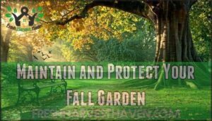 maintain and protect your fall garden
