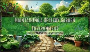 maintaining a healthy garden environment