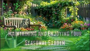 maintaining and enjoying your seasonal garden