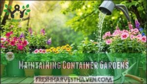 maintaining container gardens