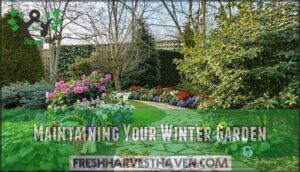maintaining your winter garden