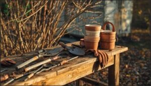 managing garden tools and infrastructure