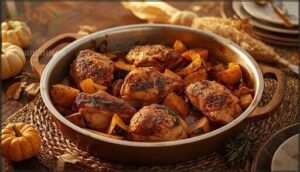 maple-roasted chicken & acorn squash maple-roasted chicken & acorn squash