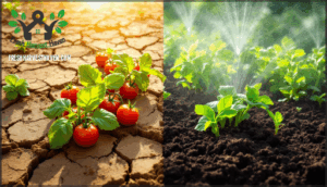 matching watering to soil and plant needs