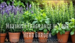 maximize fragrance in your herb garden