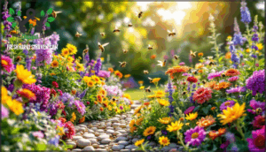 maximizing pollinator visits and diversity