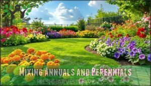 mixing annuals and perennials