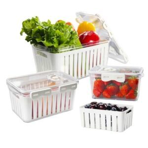 Oiperiey 3 Pack Fridge Vegetable and B0CL4FWHMN
