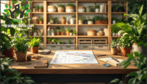 organizing a seed starting schedule