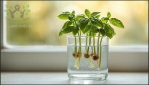 placing cuttings in water correctly